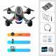 Mini Aerial Photography Gradient LED Remote Control Plane