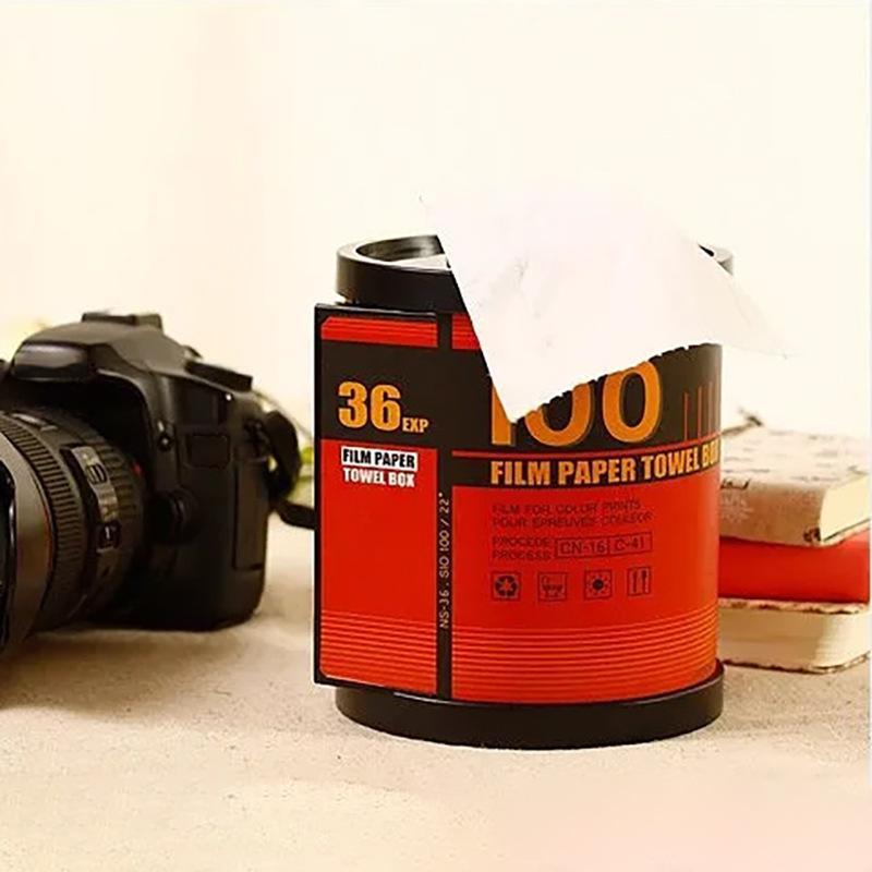 Retro Film Tissue Box Creative Funny Paper Extraction Box