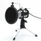 Mini Mobile Computer Live Broadcast With Stand Microphone Aluminum