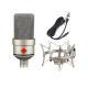 Wired Condenser Microphone Singing Recording Live Broadcast Equipment