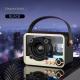 Glass Bluetooth Speaker Portable Mini Outdoor USB Charging