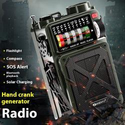 R11 Radio Emergency Hand Power Generation Solar Charging Wireless