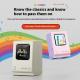 Retro Small Computer Lyrics Speaker Table Clock Wireless Bluetooth Speaker