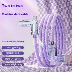 Zinc Alloy 48 Cloth Braided Data Cable Fast Charge