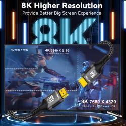 HDMI High-definition 4 K60HZ Knitted Belt FDBRO HDMI 2.0 HD Cable