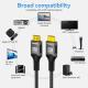 HDMI High-definition 4 K60HZ Knitted Belt FDBRO HDMI 2.0 HD Cable