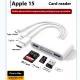 Type-c Mobile Phone Tablet SDTF Camera Memory Card Reader USBOTG Adapter Cable