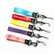 25cm Wide Short Mobile Phone Lanyard 2-in-1 Hooks Fashion Brand ID Card Holder Wrist Strap