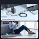 Shadow Blue Series Digital Display Smart Power-off Data Cable