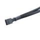 Temperature Controlled Cooling Fan 4-pin Motherboard With Mesh And CPU Adapter Cable