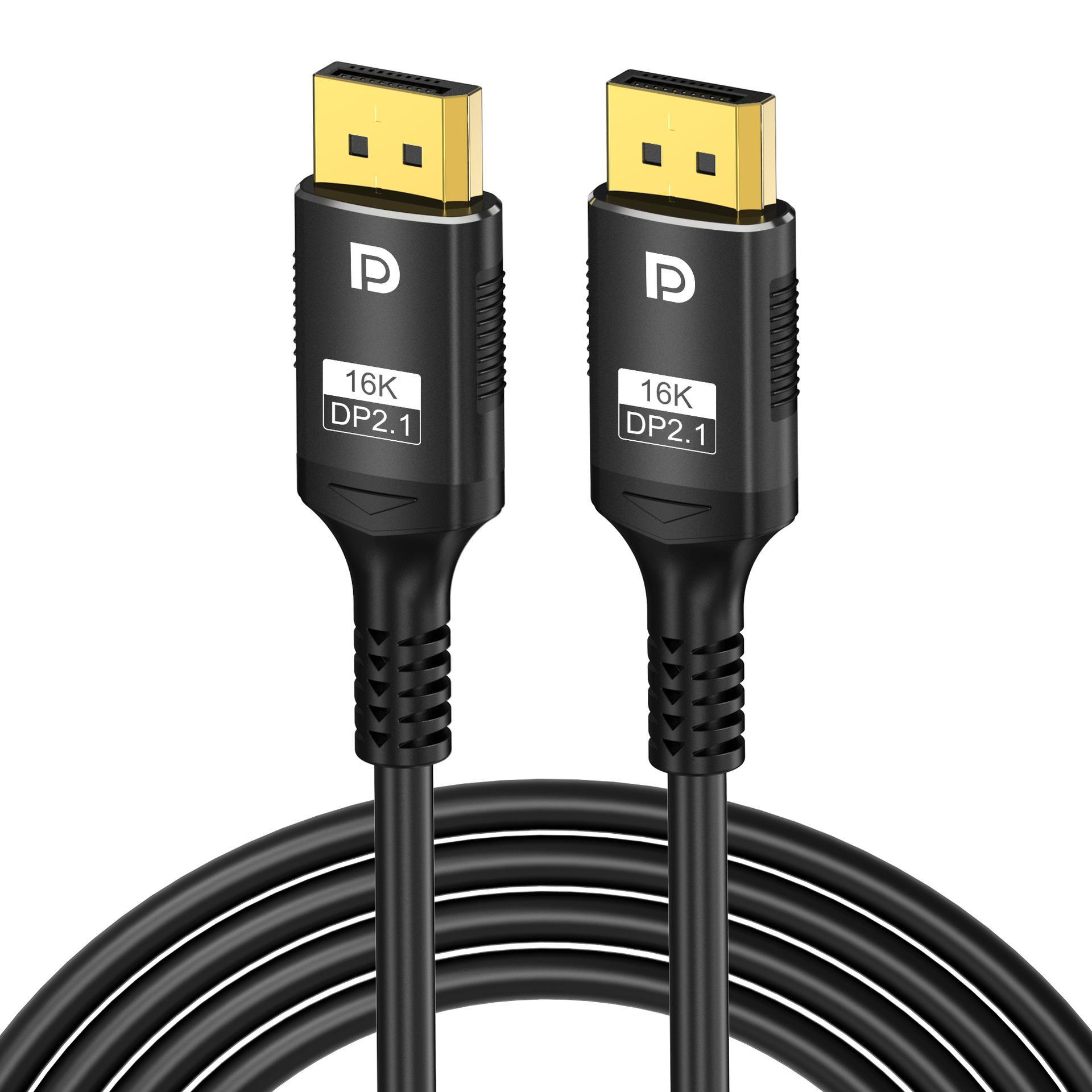 16 KDisplayPort21 DP Male To DP Male 16 K60Hz 8 K144Hz Knitted Belt DP14-00