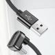 Braided Charging U-shaped Nylon Type-C Elbow Data Cable