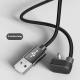 Braided Charging U-shaped Nylon Type-C Elbow Data Cable
