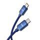 120W Fast Charge 6A Double USB Type-C Cable