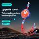 Telescopic Three-in-one Fast Charge Data Cable