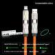Expansion Adapter Real Silicone Data Four-in-one Car Charging Cable