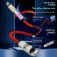 Expansion Adapter Real Silicone Data Four-in-one Car Charging Cable