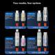 Expansion Adapter Real Silicone Data Four-in-one Car Charging Cable