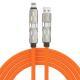 Expansion Adapter Real Silicone Data Four-in-one Car Charging Cable