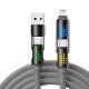 12m Lengthened Super Soft Liquid Four-in-one For Android Fast Charge Data Cable