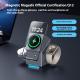 Three-in-one Magnetic Rotating Rubiks Cube Wireless Charger