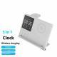 Magnetic Charging Digital Clock Folding Five-in-one Wireless Charger