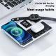 Multifunctional Wireless Fast Charging Clock Mobile Phone Folding Bracket Portable