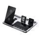 Multifunctional Wireless Fast Charging Clock Mobile Phone Folding Bracket Portable