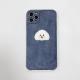 Embroidered Teddy Head Plush Phone Case