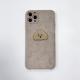 Embroidered Teddy Head Plush Phone Case