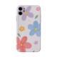 Line border flower phone case