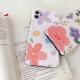 Line border flower phone case