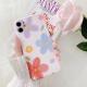 Line border flower phone case