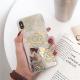 Bronzing rose banana leaf phone case