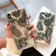 Bronzing rose banana leaf phone case