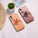 Cherry wood and TPU mobile phone case