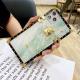 Compatible with Apple , Marbled Gold Foil Epoxy Phone Case