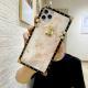Compatible with Apple , Marbled Gold Foil Epoxy Phone Case