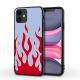 Compatible with Apple , Flame phone case
