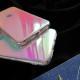 Laser transparent mobile phone case