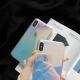 Laser transparent mobile phone case