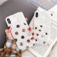 Love Polka Dot Bronzing Shell Pattern Phone Case