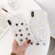 Love Polka Dot Bronzing Shell Pattern Phone Case
