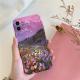 Goggles oil painting mobile phone case