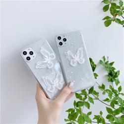 Lace butterfly phone case