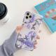 Electroplating laser flower phone case