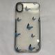 Compatible With Blue Butterfly Transparent Phone Case