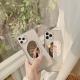 Transparent graffiti mirror phone case