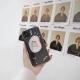 Transparent graffiti mirror phone case