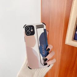 Morandi Color Wrist Band Silicone Phone Case